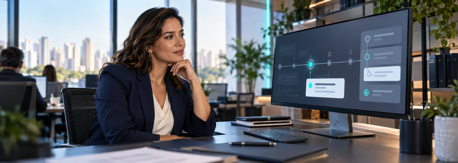 Agente de inteligência artificial analisando movimentações jurídicas no BigAdv