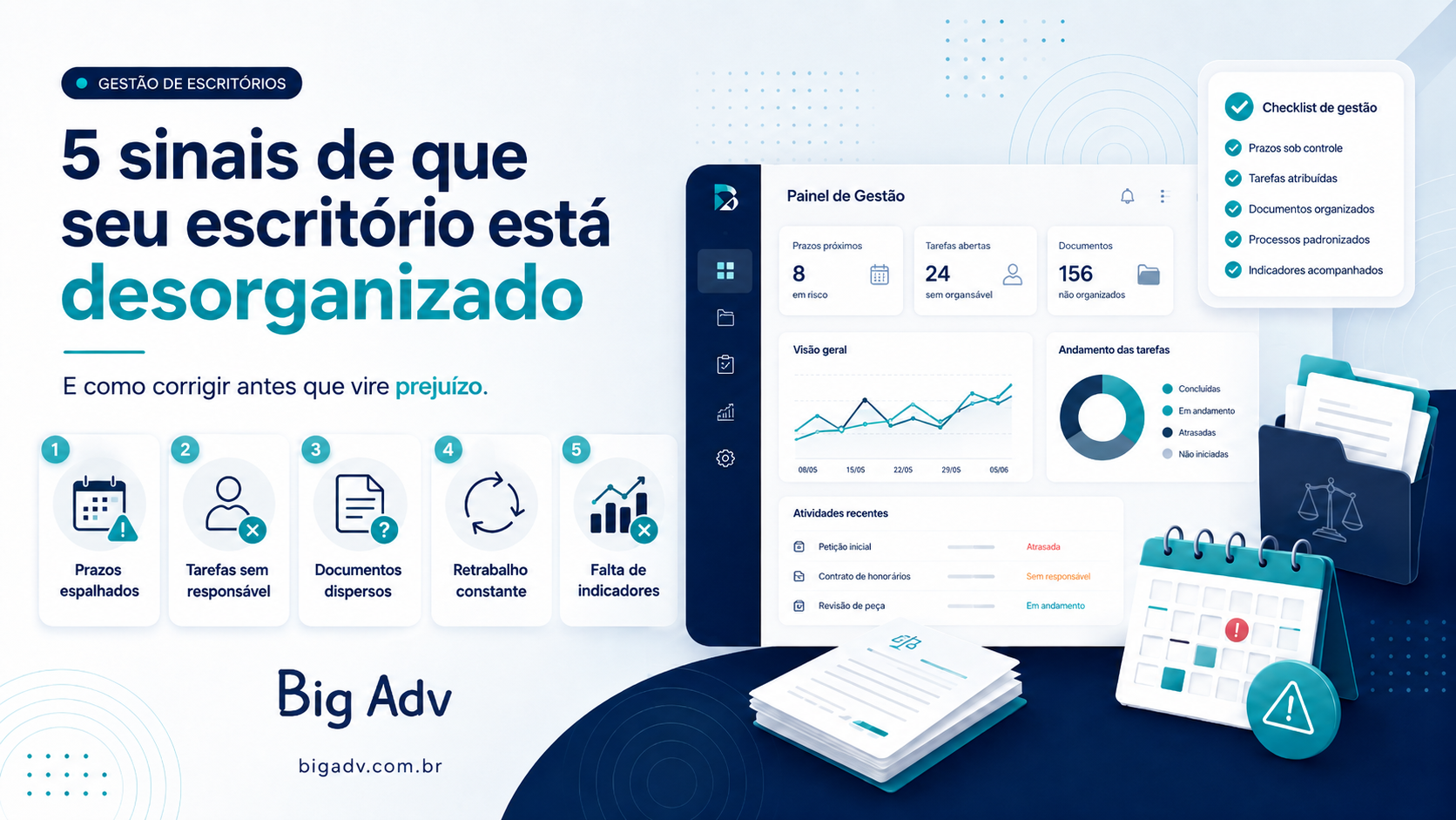 5 sinais de que seu escritório está desorganizado